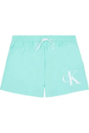 Calvin Klein Heren, Badkleding, Blauw, Maat: S