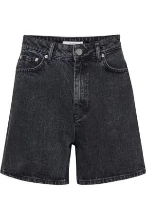 Gestuz Dames, Korte broeken, Zwart, Maat: W30 Denim