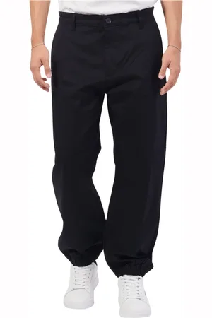 Armani Exchange Heren, Broeken, Zwart, Maat: W31 Katoen