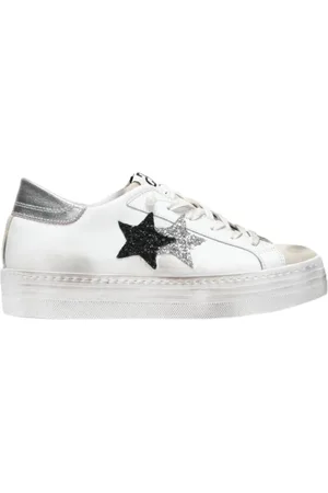 2STAR Dames, Schoenen, Wit, Maat: 40 EU Leer