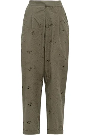 ALPHA STUDIO Dames, Broeken, Groen, Maat: XS