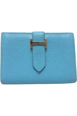 Hermès Dames, Pre-owned, Blauw, Maat: ONE Size Leer