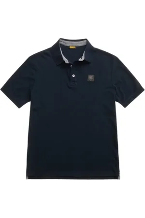 Blauer Heren, Tops, Blauw, Maat: L Katoen
