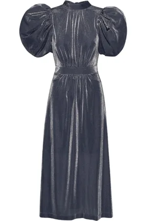 ROTATE Dames, Jurken, Blauw, Maat: XS