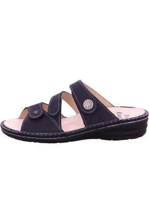 Finn Dames, Schoenen, Blauw, Maat: 38 1/2 EU Leer
