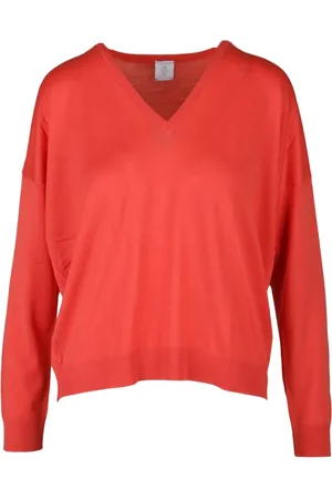 ELEVENTY Dames, Truien, Oranje, Maat: S