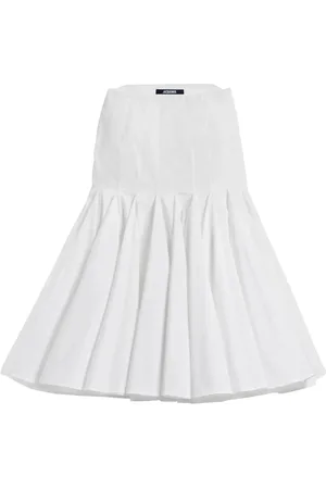 Jacquemus Dames, Rokken, Wit, Maat: S Katoen