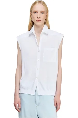 SEMICOUTURE Dames, Jassen, Wit, Maat: XL Katoen