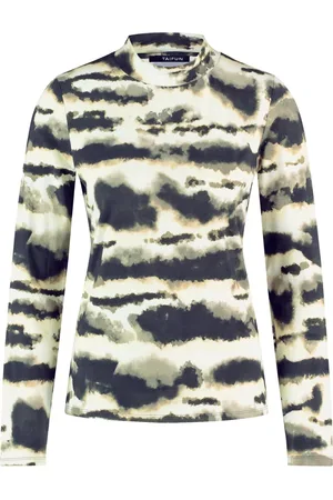 Taifun Dames, Tops, Veelkleurig, Maat: XS Viscose