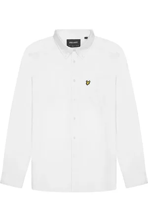Lyle & Scott Heren, Overhemden, Wit, Maat: S Katoen