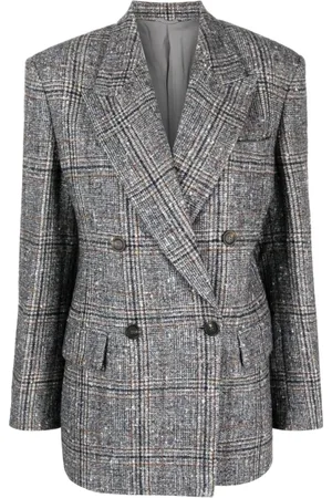 Brunello Cucinelli Dames, Jassen, Grijs, Maat: 2XS Wol