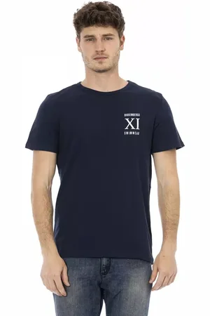 Bikkembergs Heren, Tops, Blauw, Maat: S Katoen