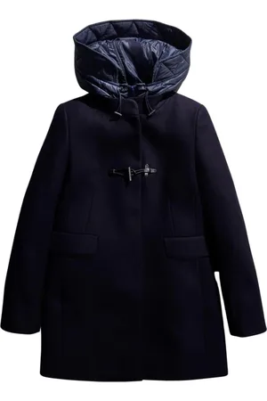 FAY Dames, Jassen, Blauw, Maat: XL Wol