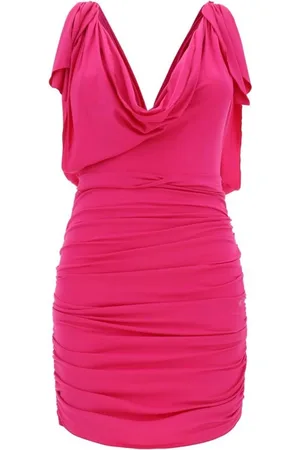 The Attico Dames, Jurken, Roze, Maat: XS Jersey