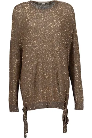 Stella McCartney Dames, Truien, Bruin, Maat: 2XS