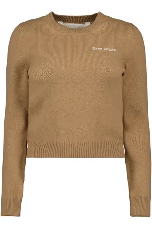 Palm Angels Dames, Truien, Bruin, Maat: S Kasjmier