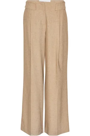 REMAIN Birger Christensen Dames, Broeken, Bruin, Maat: XL