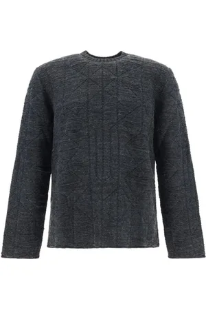 Maison Margiela Heren, Truien, Grijs, Maat: S Wol