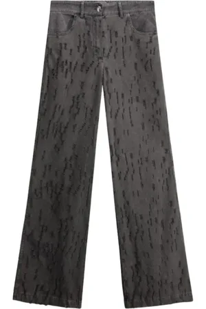 8PM Dames, Jeans, Grijs, Maat: M Denim