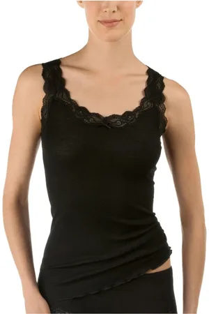 Calida Dames, Tops, Zwart, Maat: S
