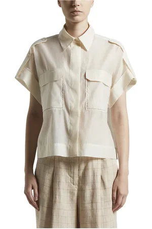 PESERICO SIGN Dames, Blouses & Shirts, , Maat: XL Katoen