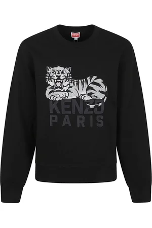Kenzo Heren, Sweatshirts & Hoodies, Zwart, Maat: XL Katoen
