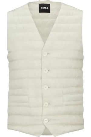 HUGO BOSS Heren, Jassen, Wit, Maat: L