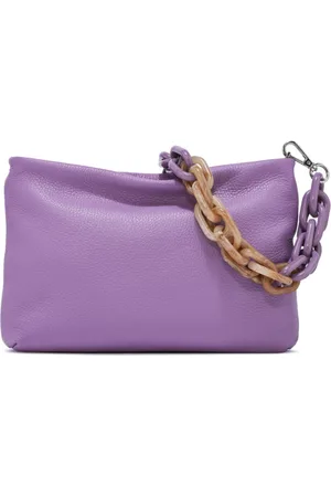 Gianni chiarini Dames, Tassen, Paars, Maat: ONE Size Leer