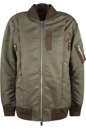 SACAI Heren, Jassen, Groen, Maat: XS Nylon