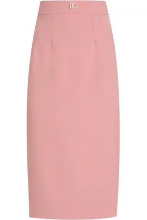 Dolce & Gabbana Dames, Rokken, Roze, Maat: M Wol
