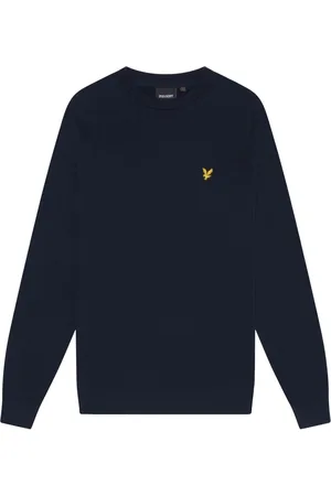 Lyle & Scott Heren, Truien, Blauw, Maat: 2XL Katoen