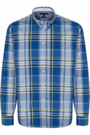Tommy Hilfiger Heren, Overhemden, Blauw, Maat: S