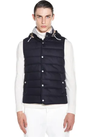 ELEVENTY Heren, Jassen, Blauw, Maat: L Wol