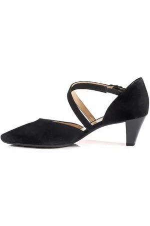 Gabor Dames, Schoenen, Blauw, Maat: 39 1/2 EU Velours
