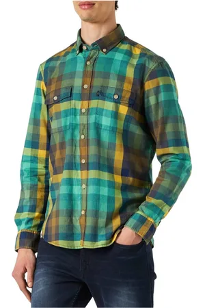 Camel Active Heren, Overhemden, Veelkleurig, Maat: M