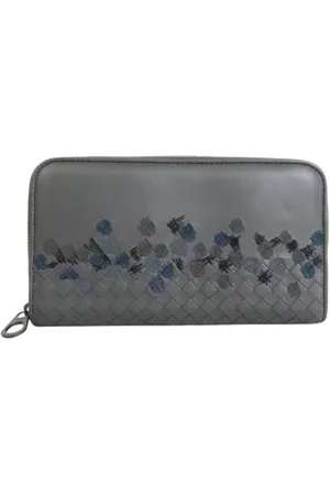 Bottega Veneta Dames, Pre-owned, Grijs, Maat: ONE Size Leer