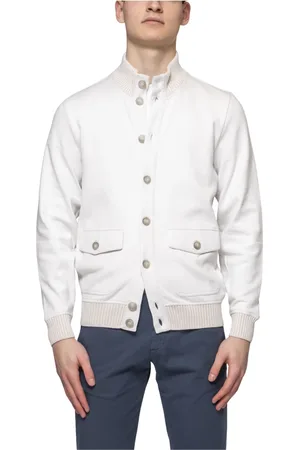 FAY Heren, Jassen, Wit, Maat: 2XL Fleece