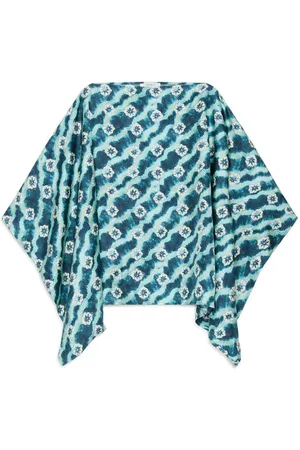 Maliparmi Dames, Jassen, Blauw, Maat: ONE Size Zijde