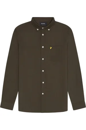 Lyle & Scott Heren, Overhemden, Groen, Maat: XL Katoen