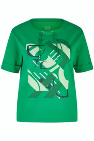 Rabe Dames, Tops, Groen, Maat: 3XS