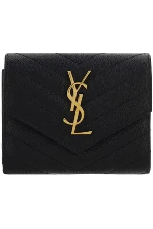 Saint Laurent Dames, Accessoires, Zwart, Maat: ONE Size Leer