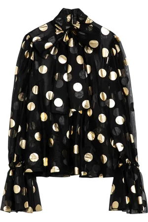 Dolce & Gabbana Dames, Blouses & Shirts, Zwart, Maat: 2XS Zijde