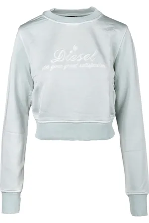 Diesel Dames, Sweatshirts & Hoodies, Groen, Maat: S Katoen