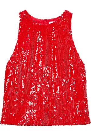 Msgm Dames, Tops, Rood, Maat: XS