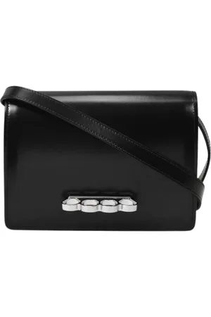 Alexander McQueen Dames, Tassen, Zwart, Maat: ONE Size Leer
