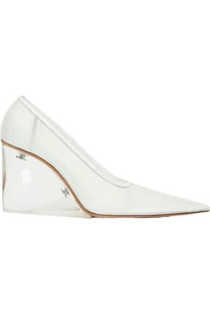 Sportmax Dames, Schoenen, Wit, Maat: 38 EU Polyamide