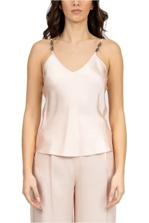 Max Mara Dames, Tops, , Maat: S Satijn