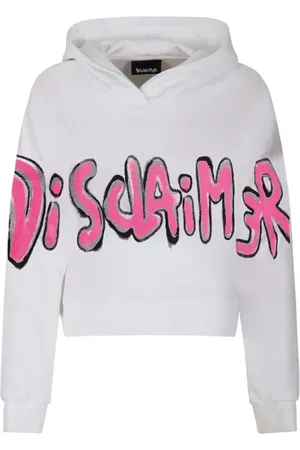 DISCLAIMER Dames, Sweatshirts & Hoodies, Wit, Maat: S Jersey
