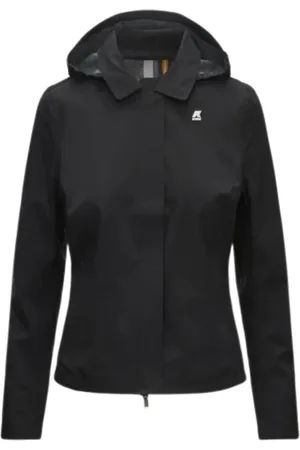 K-Way Dames, Jassen, Zwart, Maat: S Nylon