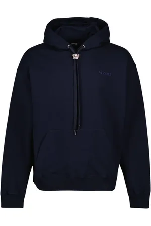 VERSACE Heren, Sweatshirts & Hoodies, Blauw, Maat: M